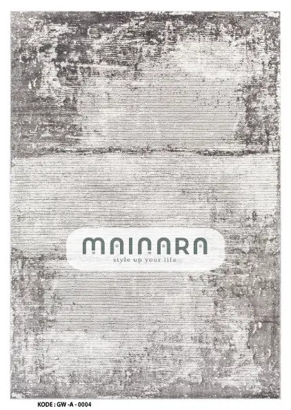 Karpet Abstrak (GW-A-0004) - Grey