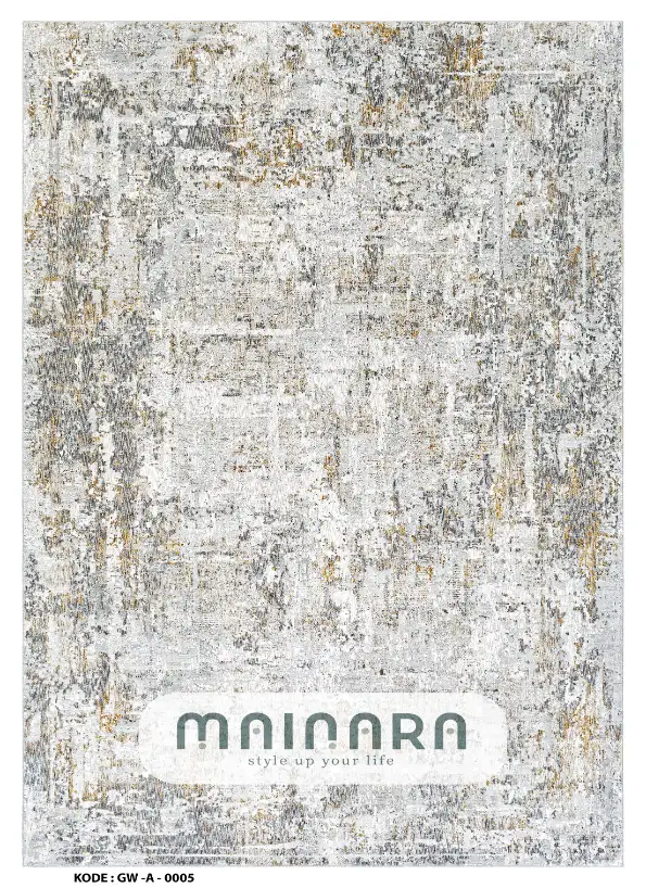 Karpet Abstrak (GW-A-0005) - Grey,Brown