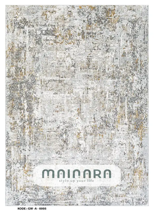 Karpet Abstrak (GW-A-0005) - Grey,Brown