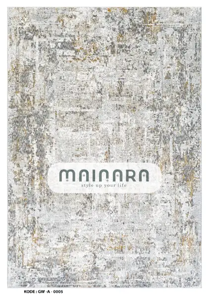 Karpet Abstrak (GW-A-0005) - Grey,Brown