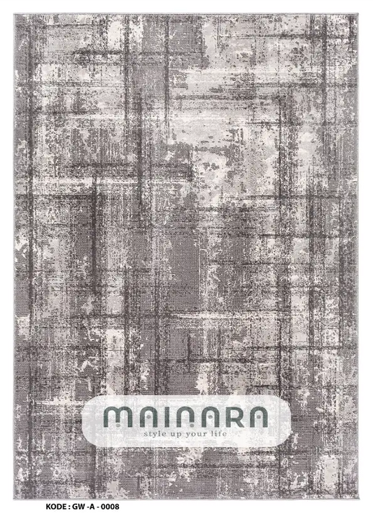 Karpet Abstrak (GW-A-0008) - Grey