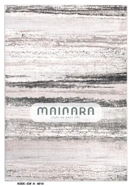 Karpet Abstrak (GW-A-0010) - Grey,Cream