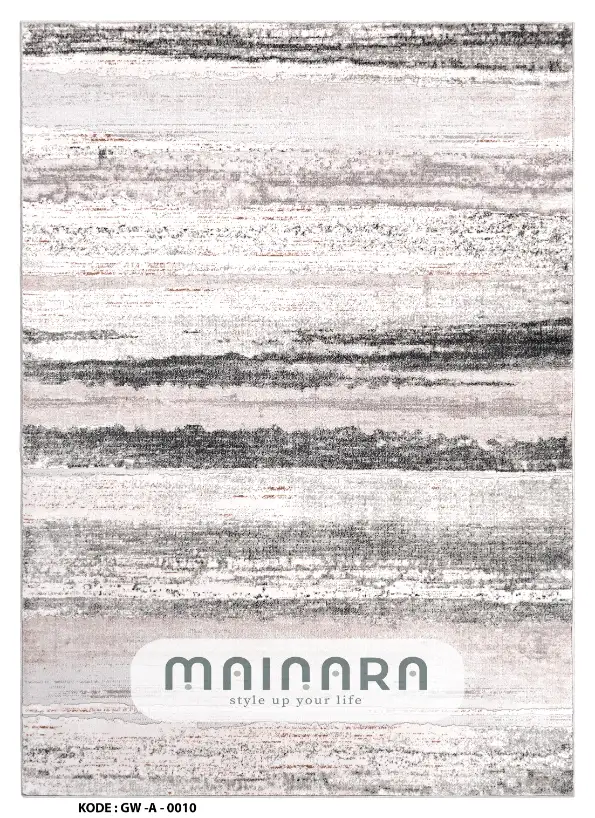 Karpet Abstrak (GW-A-0010) - Grey,Cream