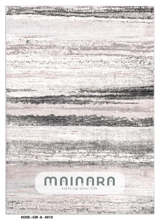 Karpet Abstrak (GW-A-0010) - Grey,Cream