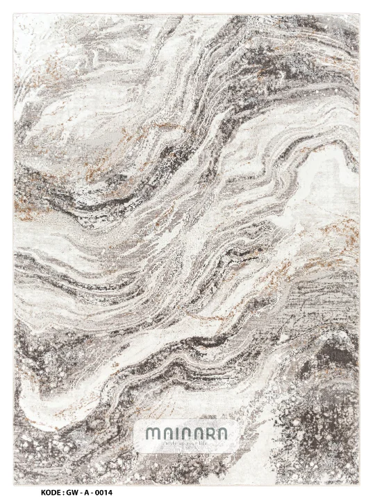 Karpet Abstrak (GW-A-0014) - Grey