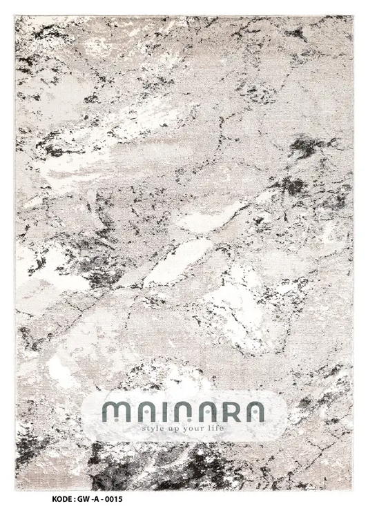 Karpet Abstrak (GW-A-0015) - Grey,Cream