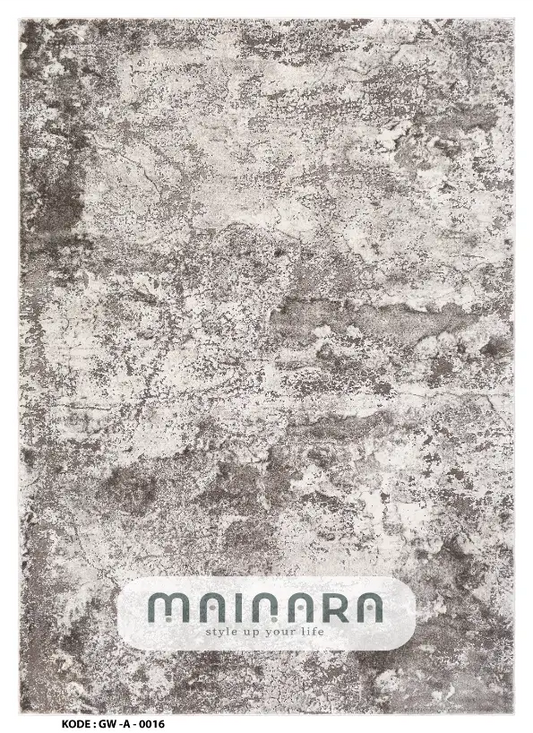 Karpet Abstrak (GW-A-0016) - Grey,Cream