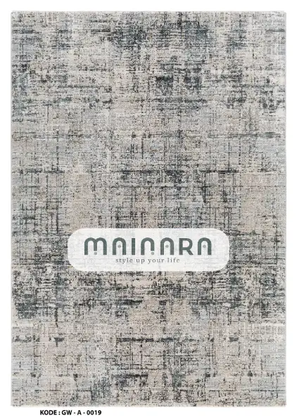 Karpet Abstrak (GW-A-0019) - Grey,Cream