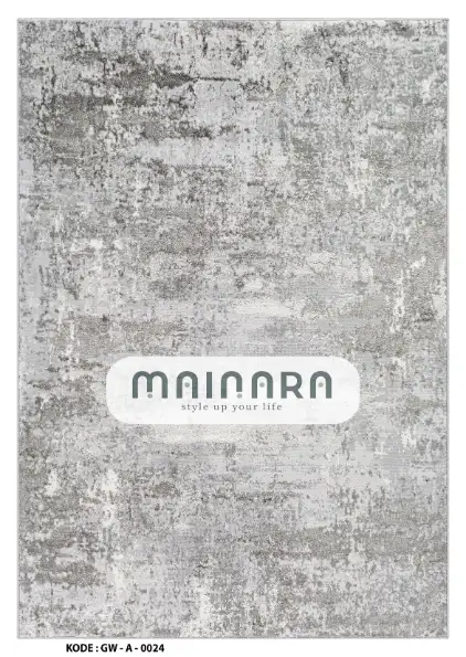 Karpet Abstrak (GW-A-0024) - Grey