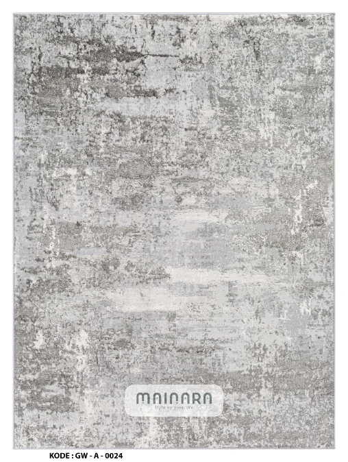 Karpet Abstrak (GW-A-0024) - Grey