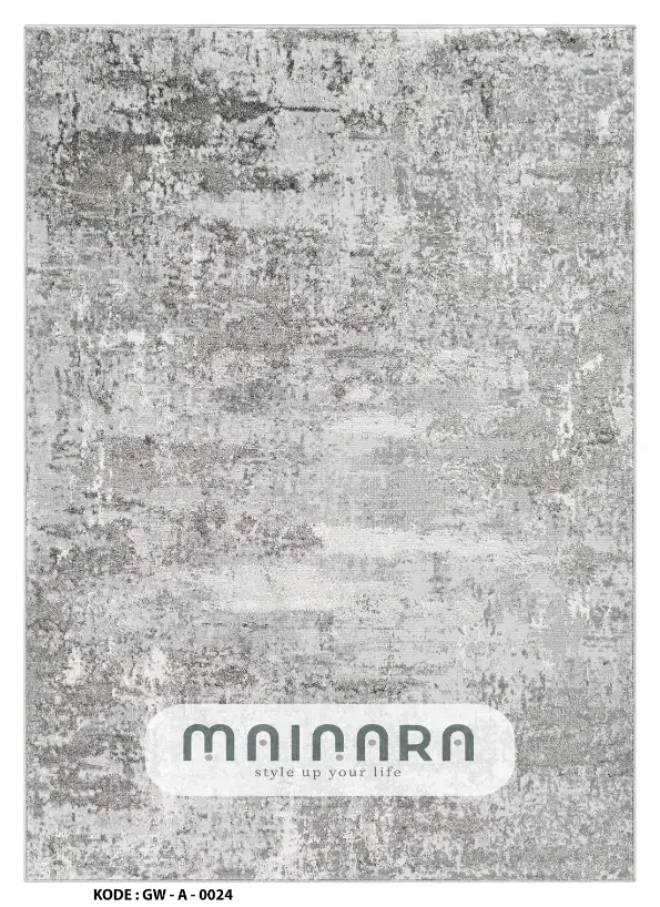 Karpet Abstrak (GW-A-0024) - Grey