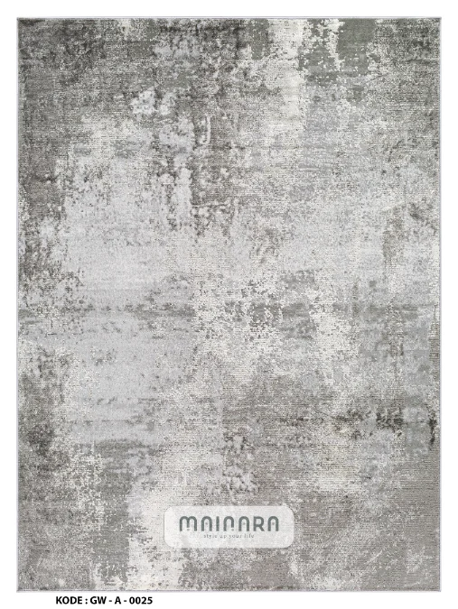 Karpet Abstrak (GW-A-0025) - Grey