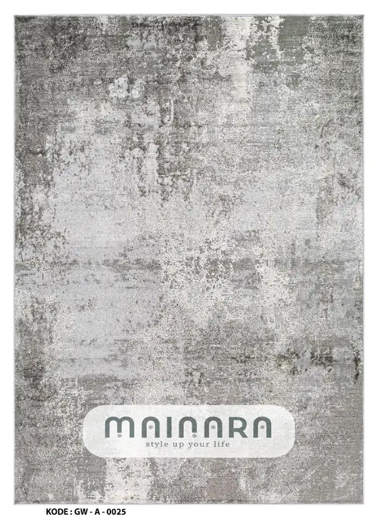 Karpet Abstrak (GW-A-0025) - Grey