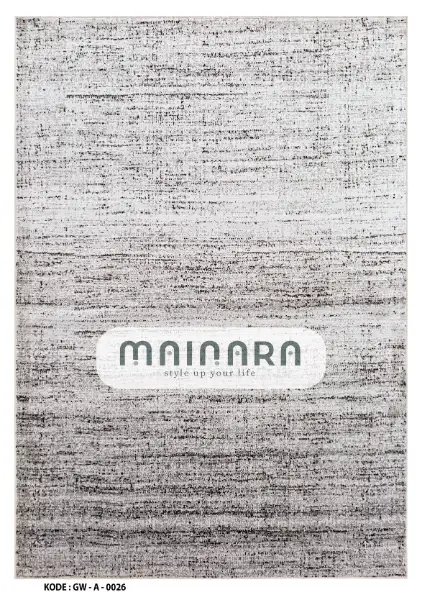 Karpet Abstrak (GW-A-0026) - Grey