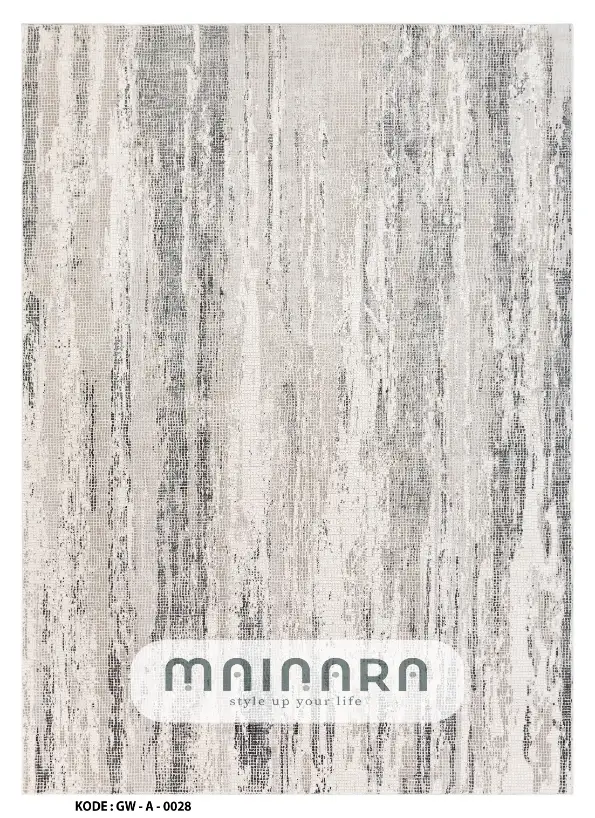 Karpet Abstrak (GW-A-0028) - Grey,Cream