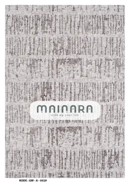 Karpet Abstrak (GW-A-0029) - Grey