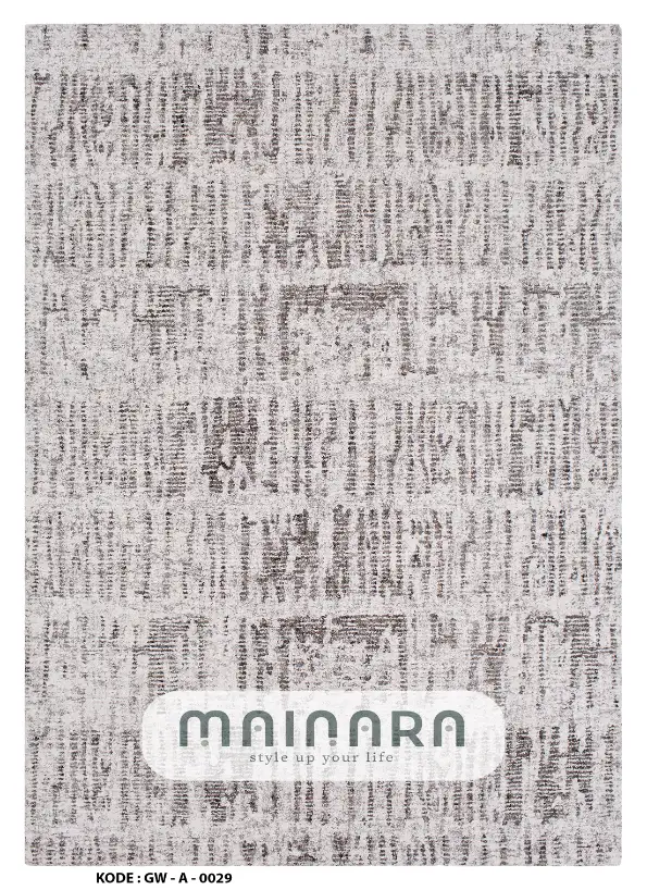 Karpet Abstrak (GW-A-0029) - Grey