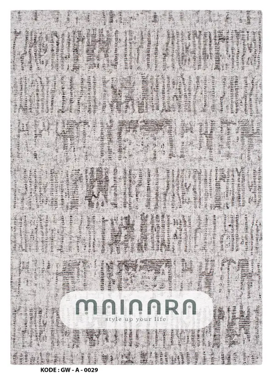 Karpet Abstrak (GW-A-0029) - Grey