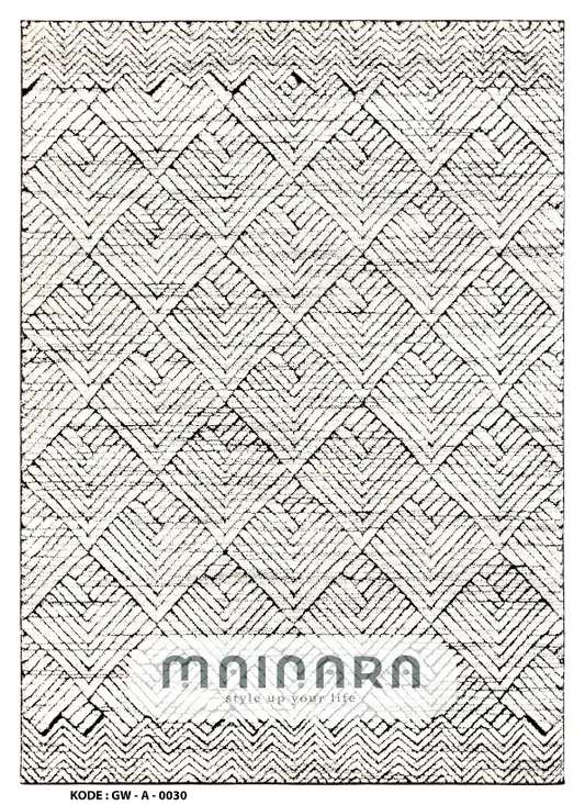 Karpet Abstrak (GW-A-0030) - Grey