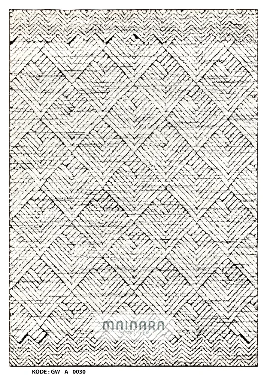 Karpet Abstrak (GW-A-0030) - Grey