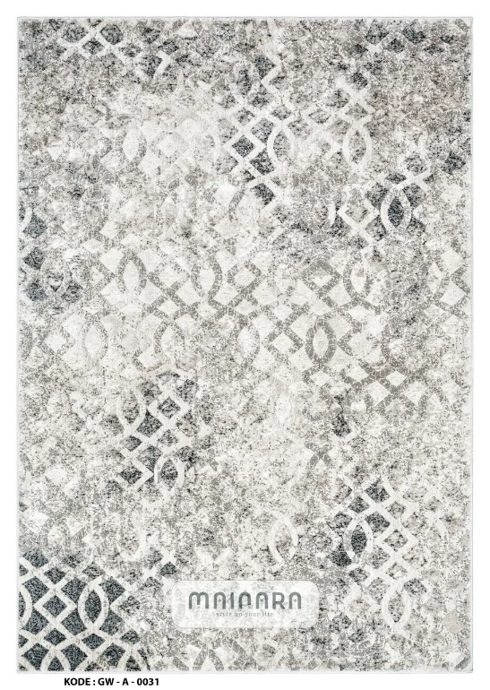 Karpet Abstrak (GW-A-0031) - Grey