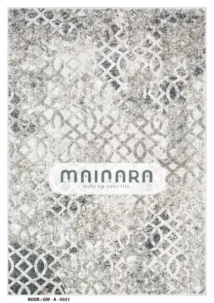 Karpet Abstrak (GW-A-0031) - Grey