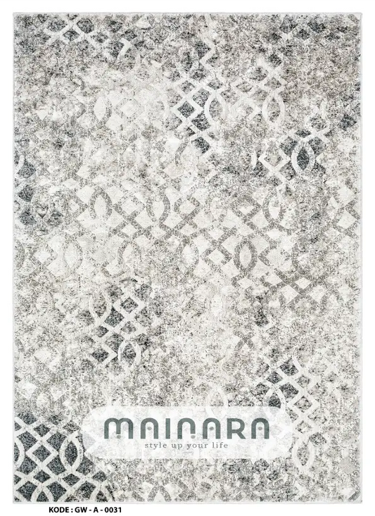 Karpet Abstrak (GW-A-0031) - Grey