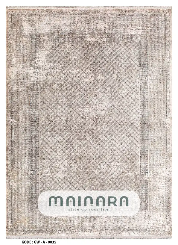 Karpet Abstrak (GW-A-0035) - Grey,Cream
