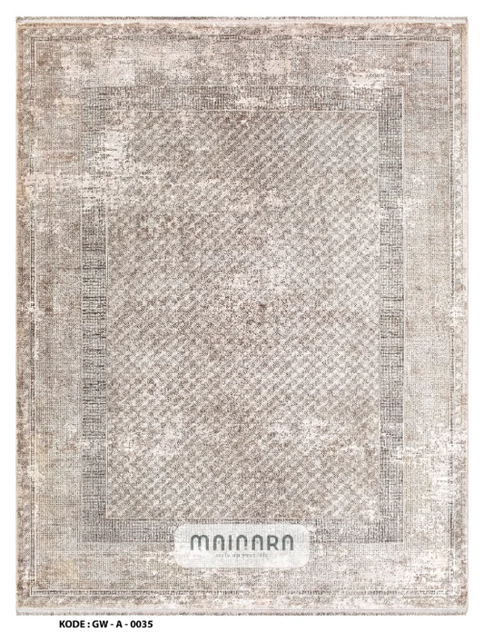 Karpet Abstrak (GW-A-0035) - Grey,Cream