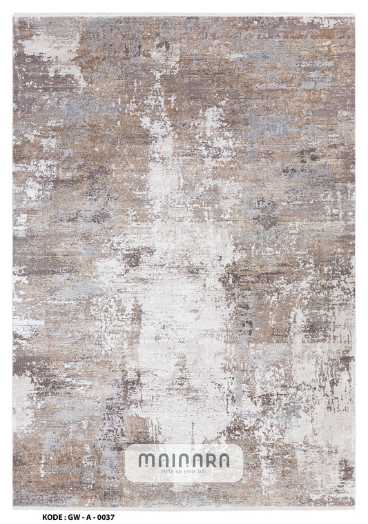 Karpet Abstrak (GW-A-0037) - Grey