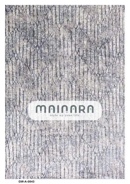 Karpet Abstrak (GW-A-0043) - Grey,Blue