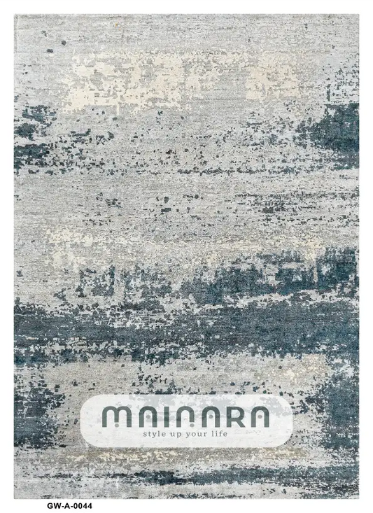 Karpet Abstrak (GW-A-0044) - Grey,Blue