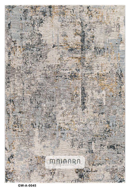 Karpet Abstrak (GW-A-0045) - Grey,Cream