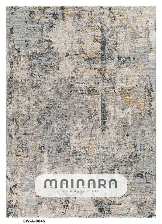 Karpet Abstrak (GW-A-0045) - Grey,Cream
