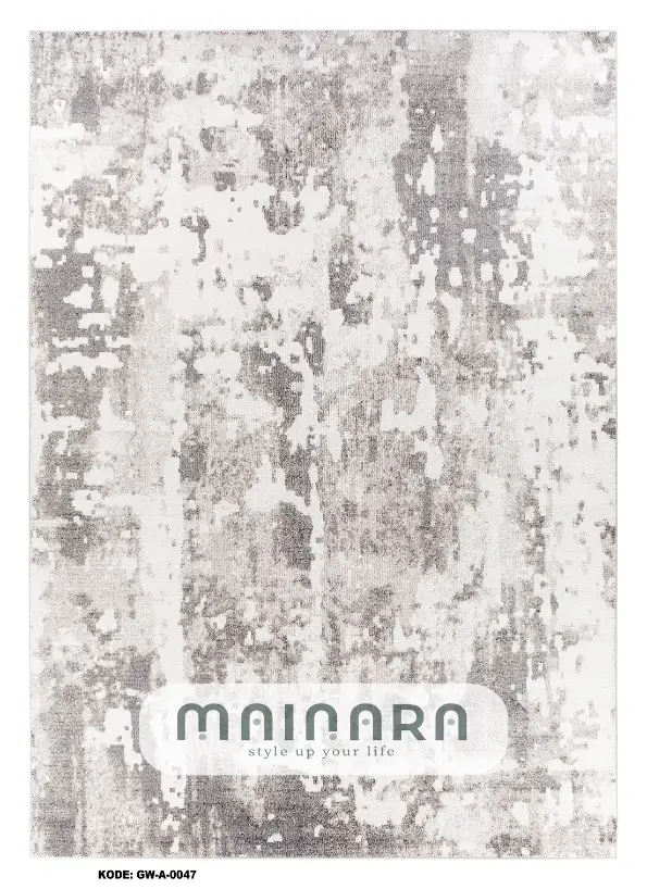 Karpet Abstrak (GW-A-0047) - Grey