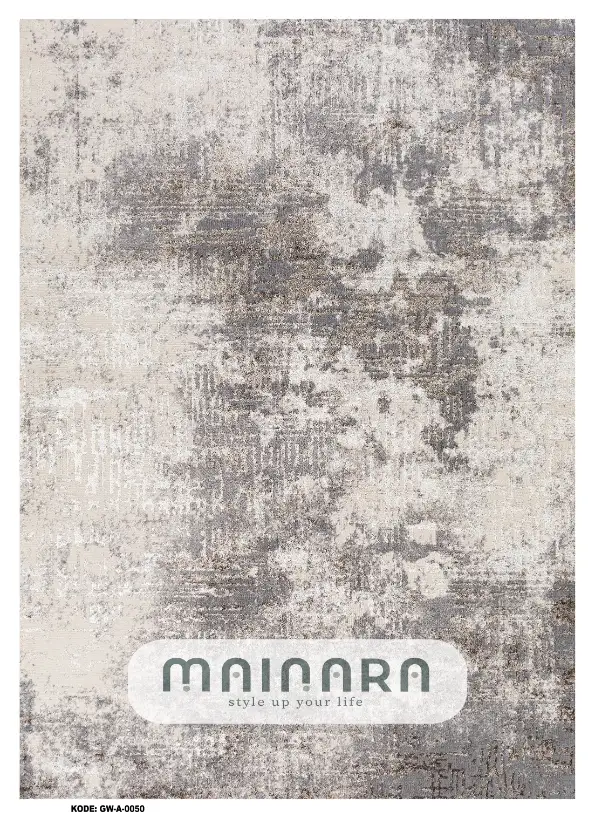 Karpet Abstrak (GW-A-0050) - Grey