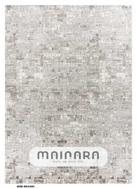 Karpet Abstrak (GW-A-0054) - Grey