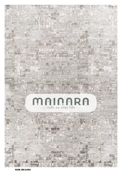 Karpet Abstrak (GW-A-0054) - Grey