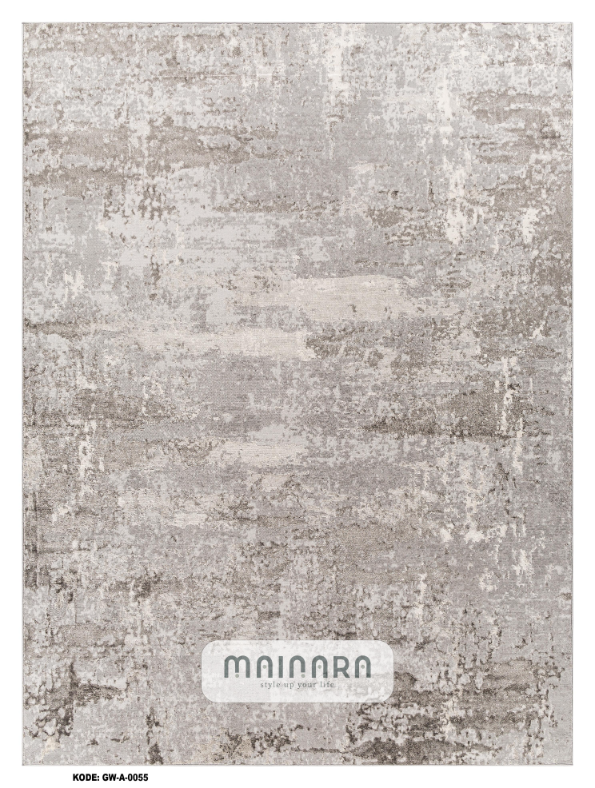 Karpet Abstrak (GW-A-0055) - Grey