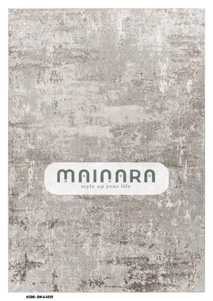 Karpet Abstrak (GW-A-0055) - Grey