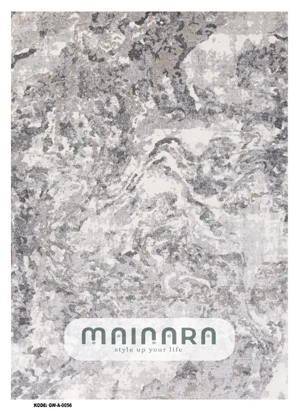 Karpet Abstrak (GW-A-0056) - Grey