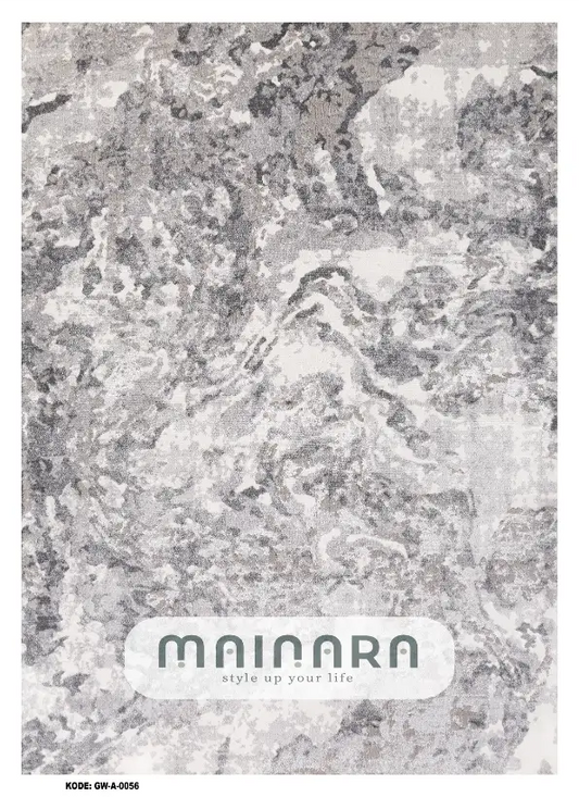 Karpet Abstrak (GW-A-0056) - Grey