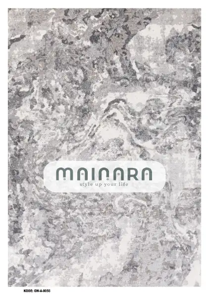 Karpet Abstrak (GW-A-0056) - Grey