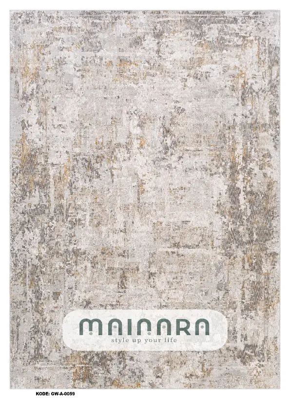 Karpet Abstrak (GW-A-0059) - Grey,Cream