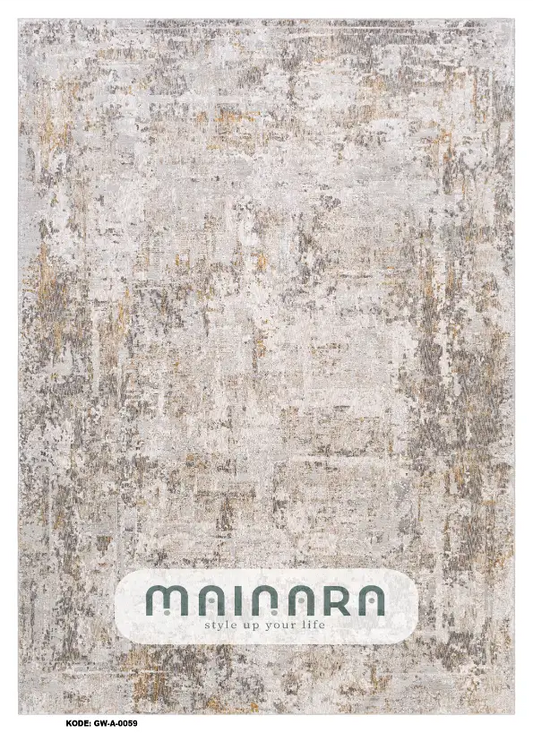 Karpet Abstrak (GW-A-0059) - Grey,Cream