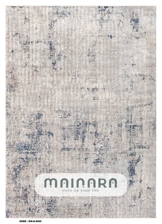 Karpet Abstrak (GW-A-0060) - Grey,Cream,Blue