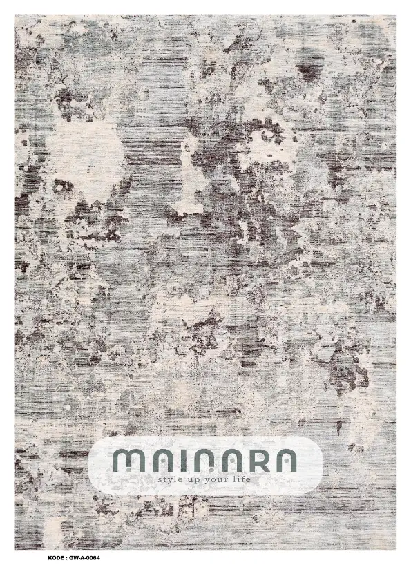 Karpet Abstrak (GW-A-0064) - Grey,Brown