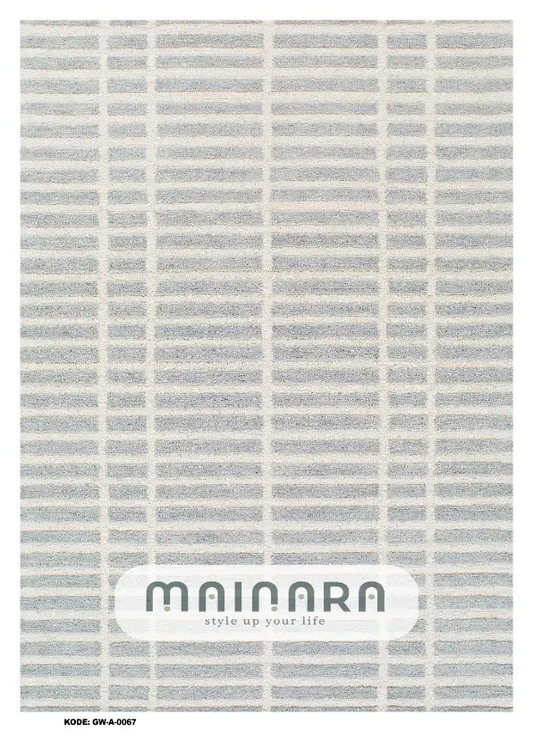 Karpet Abstrak (GW-A-0067) - Grey