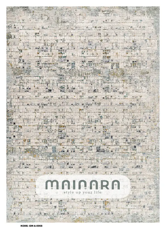 Karpet Abstrak (GW-A-0068) - Grey