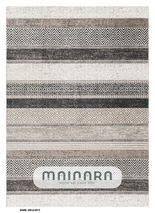 Karpet Abstrak (GW-A-0072) - Grey